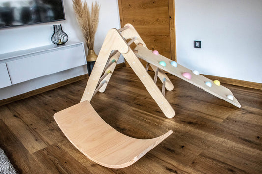 PINA Play Corner wooden play set detail view 2