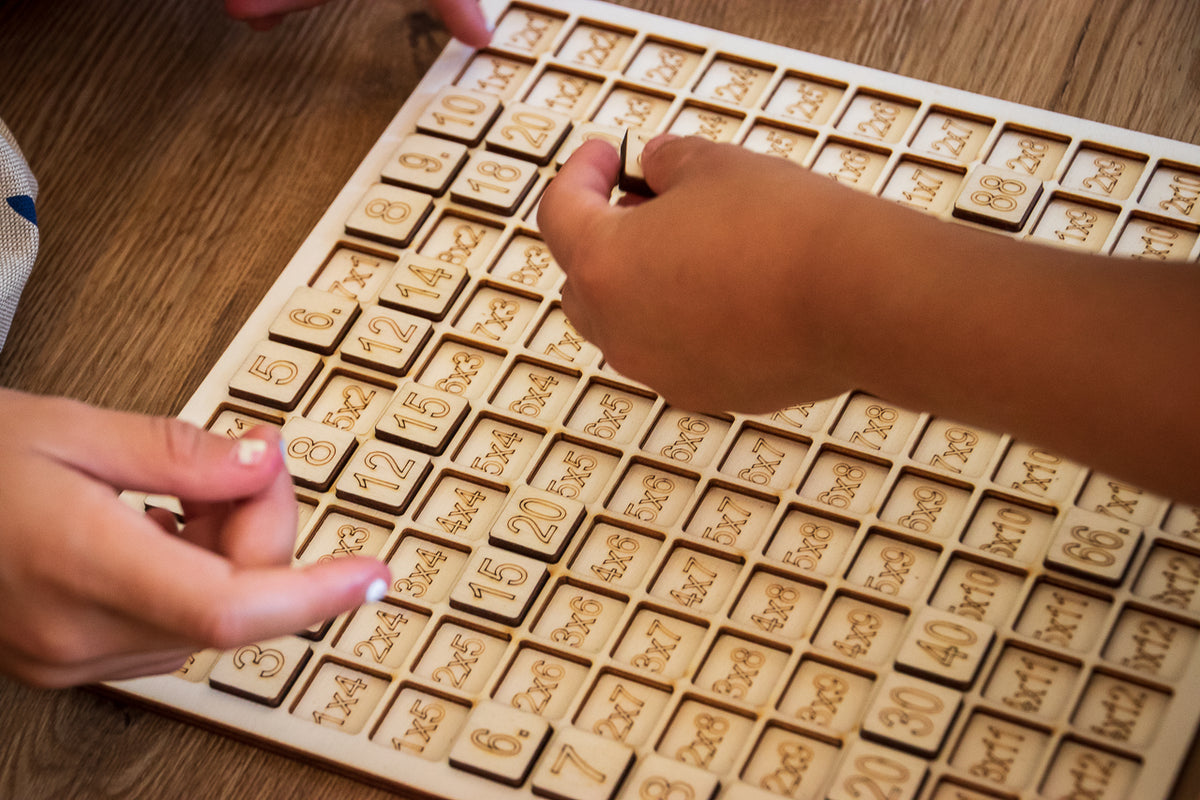 PINA wooden multiplication board detail view 6